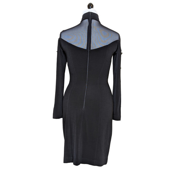 Lillie Rubin Black Midi Dress - Picture 2 of 7